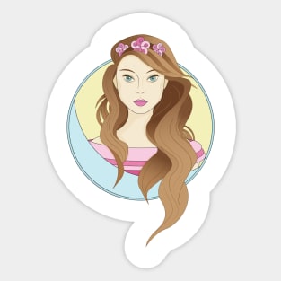 Virgo Zodiac Sign Sticker